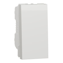 Вимикач 1-клавішний Schneider Electric NU316118 Unica New, білий, пластик, без підсвітки та індикації · Schneider Electric · schneider-electric-nu316118