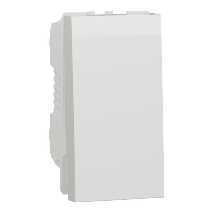 Вимикач 1-клавішний Schneider Electric NU316118 Unica New, білий, пластик, без підсвітки та індикації · Schneider Electric · schneider-electric-nu316118