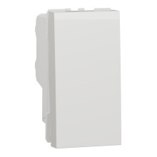 Вимикач 1-клавішний Schneider Electric NU316218 Unica New, білий, пластик, без підсвітки та індикації · Schneider Electric · schneider-electric-nu316218