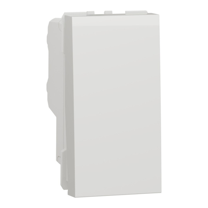 Вимикач 1-клавішний Schneider Electric NU316218 Unica New, білий, пластик, без підсвітки та індикації · Schneider Electric · schneider-electric-nu316218