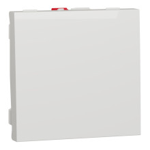 Вимикач 1-клавішний Schneider Electric NU320118 Unica New, білий, пластик, без підсвітки та індикації · Schneider Electric · schneider-electric-nu320118