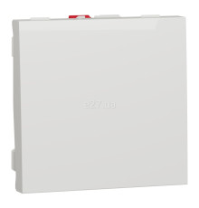Вимикач 1-клавішний Schneider Electric NU320118 Unica New, білий, пластик, без підсвітки та індикації