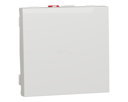 Вимикач 1-клавішний Schneider Electric NU320118 Unica New, білий, пластик, без підсвітки та індикації