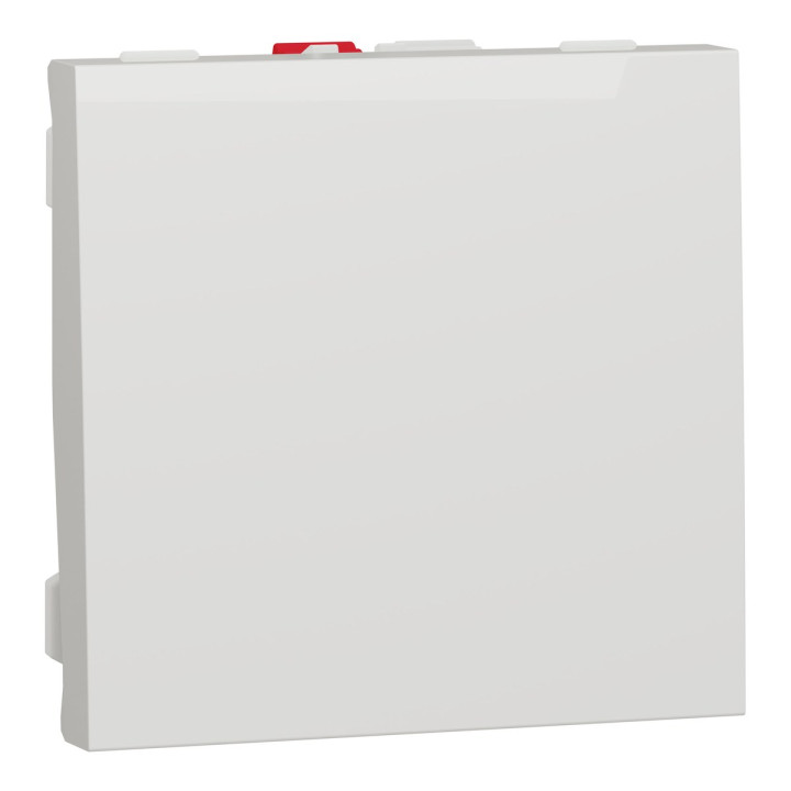 Вимикач 1-клавішний Schneider Electric NU320118 Unica New, білий, пластик, без підсвітки та індикації · Schneider Electric · schneider-electric-nu320118