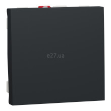 Вимикач 1-клавішний Schneider Electric NU320154 Unica New, антрацит, пластик, без підсвітки та індикації · Schneider Electric · schneider-electric-nu320154