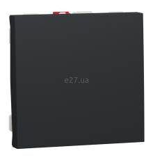 Вимикач 1-клавішний Schneider Electric NU320154 Unica New, антрацит, пластик, без підсвітки та індикації
