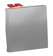 Перемикач перехресний 1-клавішний Schneider Electric NU320530 Unica New, алюміній, пластик, без підсвітки та індикації