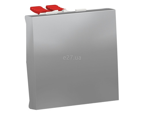 Перемикач перехресний 1-клавішний Schneider Electric NU320530 Unica New, алюміній, пластик, без підсвітки та індикації