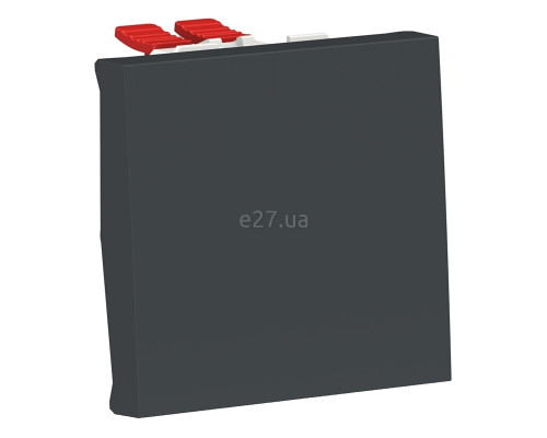 Перемикач перехресний 1-клавішний Schneider Electric NU320554 Unica New, антрацит, пластик, без підсвітки та індикації