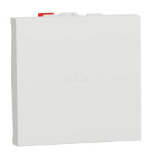Вимикач без фіксації 1-клавішний Schneider Electric NU320618 Unica New, білий, пластик, без підсвітки та індикації
