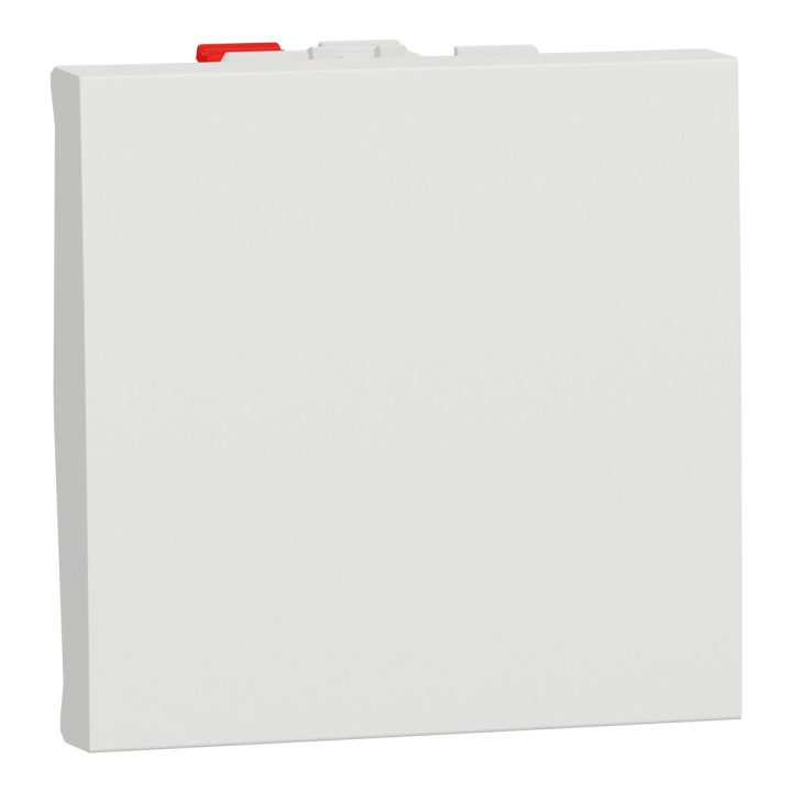 Вимикач без фіксації 1-клавішний Schneider Electric NU320618 Unica New, білий, пластик, без підсвітки та індикації · Schneider Electric · schneider-electric-nu320618