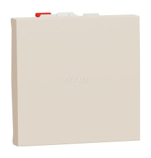 Вимикач без фіксації 1-клавішний Schneider Electric NU320644 Unica New Studio, бежевий, пластик, без підсвітки та індикації