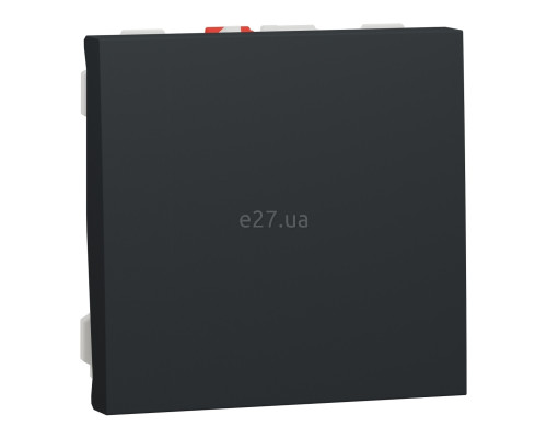 Вимикач без фіксації 1-клавішний Schneider Electric NU320654 Unica New, антрацит, пластик, без підсвітки та індикації