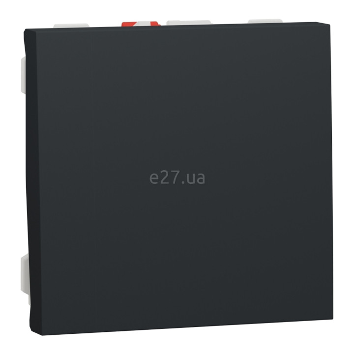 Вимикач без фіксації 1-клавішний Schneider Electric NU320654 Unica New, антрацит, пластик, без підсвітки та індикації · Schneider Electric · schneider-electric-nu320654