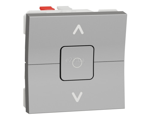 Вимикач для жалюзі Schneider Electric NU320830 Unica New, алюміній, пластик
