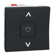 Вимикач для жалюзі Schneider Electric NU320854 Unica New, антрацит, пластик