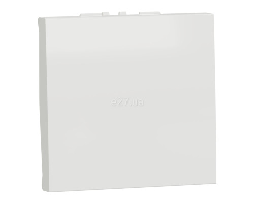 Вимикач 1-клавішний Schneider Electric NU326118 Unica New, білий, пластик, без підсвітки та індикації