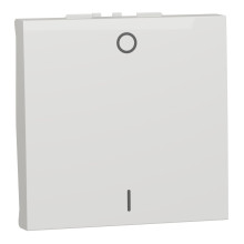 Вимикач 1-клавішний Schneider Electric NU326218 Unica New, білий, пластик, без підсвітки та індикації · Schneider Electric · schneider-electric-nu326218