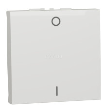 Вимикач 1-клавішний Schneider Electric NU326218 Unica New, білий, пластик, без підсвітки та індикації