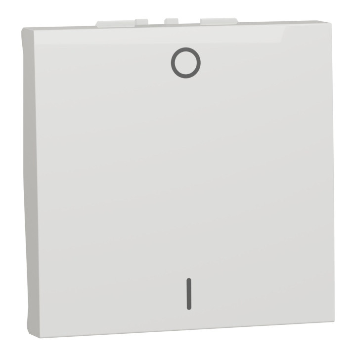 Вимикач 1-клавішний Schneider Electric NU326218 Unica New, білий, пластик, без підсвітки та індикації · Schneider Electric · schneider-electric-nu326218