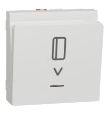 Вимикач картковий Schneider Electric NU328318 Unica New, білий, пластик