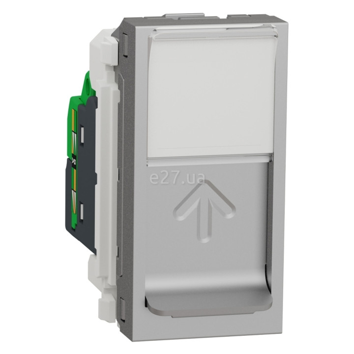 Розетка комп'ютерна Schneider Electric NU341230 Unica New, алюміній, пластик · Schneider Electric · schneider-electric-nu341230