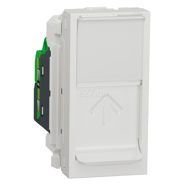 Розетка комп'ютерна Schneider Electric NU341418 Unica New, білий, пластик · Schneider Electric · schneider-electric-nu341418