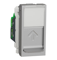 Розетка комп'ютерна Schneider Electric NU341430 Unica New, алюміній, пластик