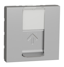 Розетка комп'ютерна Schneider Electric NU341730 Unica New, алюміній, пластик