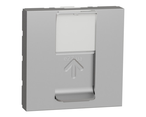 Розетка комп'ютерна Schneider Electric NU341730 Unica New, алюміній, пластик