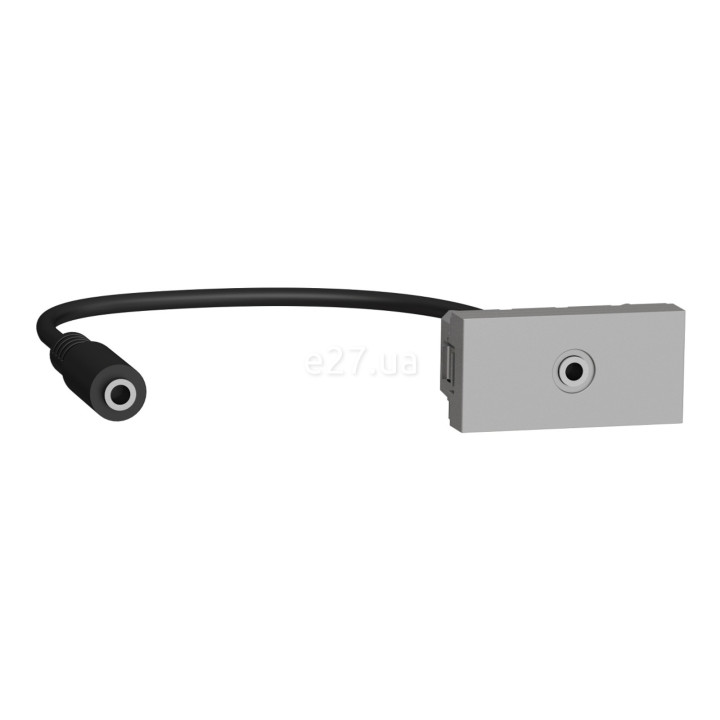 Розетка Jack 3,5 mm Schneider Electric NU343330 Unica New New Unica Mini Jack, алюміній, пластик · Schneider Electric · schneider-electric-nu343330