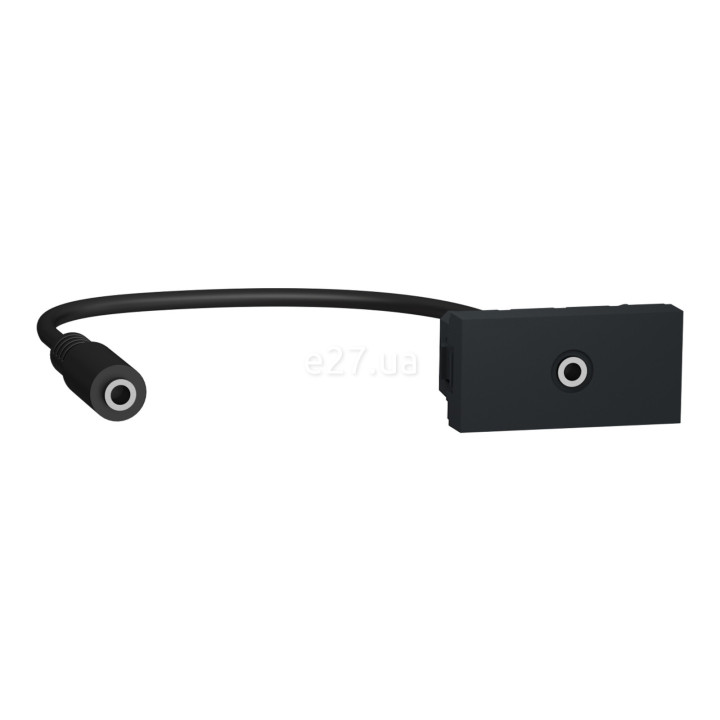 Розетка Jack 3,5 mm Schneider Electric NU343354 Unica New New Unica Mini Jack, антрацит, пластик · Schneider Electric · schneider-electric-nu343354