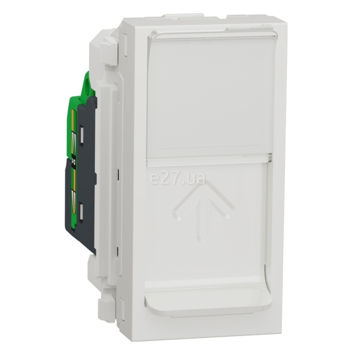 Розетка комп'ютерна Schneider Electric NU344818 Unica New, білий, пластик · Schneider Electric · schneider-electric-nu344818