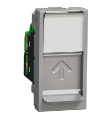 Розетка комп'ютерна Schneider Electric NU344830 Unica New, алюміній, пластик