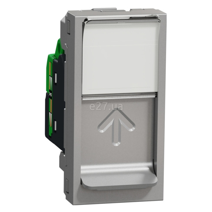 Розетка комп'ютерна Schneider Electric NU344830 Unica New, алюміній, пластик · Schneider Electric · schneider-electric-nu344830