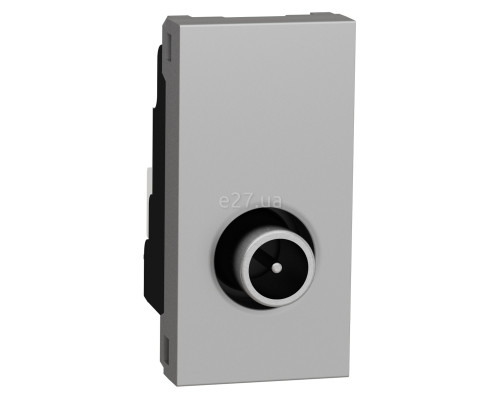 Розетка TV одиночна Schneider Electric NU346130 Unica New, алюміній, пластик