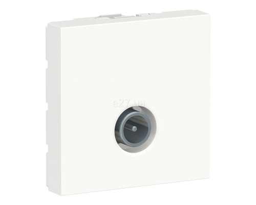 Розетка TV одиночна Schneider Electric NU346218 Unica New, білий, пластик