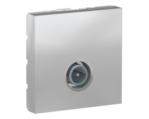 Розетка TV одиночна Schneider Electric NU346230 Unica New, алюміній, пластик
