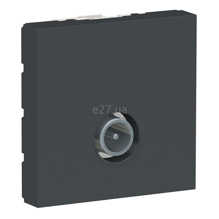 Розетка TV одиночна Schneider Electric NU346254 Unica New, антрацит, пластик · Schneider Electric · schneider-electric-nu346254
