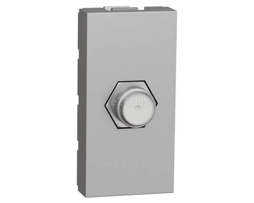 Розетка TV одиночна Schneider Electric NU346830 Unica New, алюміній, пластик