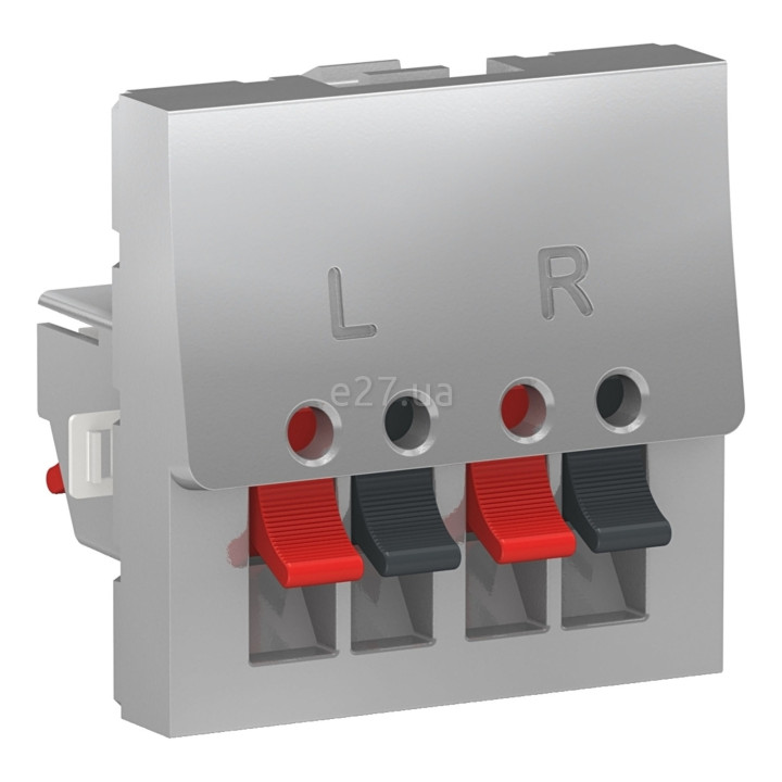 Розетка аудіо Schneider Electric NU348630 Unica New, алюміній, пластик · Schneider Electric · schneider-electric-nu348630