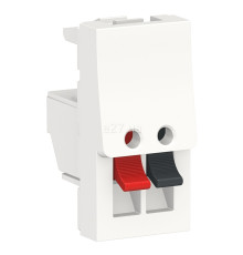 Розетка аудіо Schneider Electric NU348718 Unica New, білий, пластик