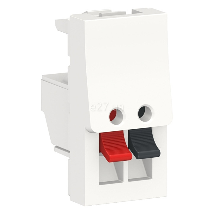 Розетка аудіо Schneider Electric NU348718 Unica New, білий, пластик · Schneider Electric · schneider-electric-nu348718