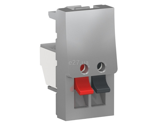 Розетка аудіо Schneider Electric NU348730 Unica New, алюміній, пластик