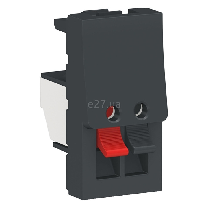 Розетка аудіо Schneider Electric NU348754 Unica New, антрацит, пластик · Schneider Electric · schneider-electric-nu348754