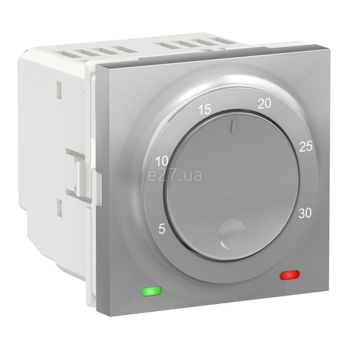 Кімнатний терморегулятор Schneider Electric NU350130 Unica New New Unica Room, алюміній, пластик · Schneider Electric · schneider-electric-nu350130