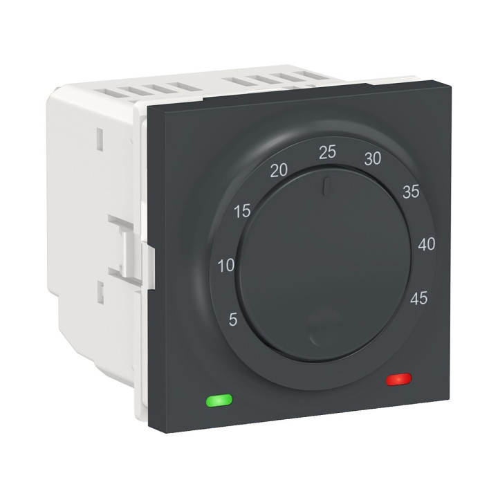 Терморегулятор для теплої підлоги Schneider Electric NU350354 Unica New New Unica Floor, антрацит, пластик · Schneider Electric · schneider-electric-nu350354