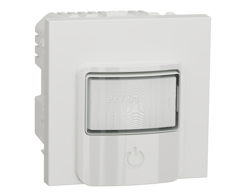 Датчик руху Schneider Electric NU352518 Unica New, білий, пластик