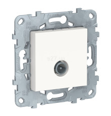 Розетка TV кінцева Schneider Electric NU546418 Unica New, білий, пластик