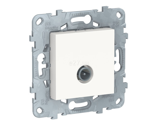 Розетка TV кінцева Schneider Electric NU546418 Unica New, білий, пластик